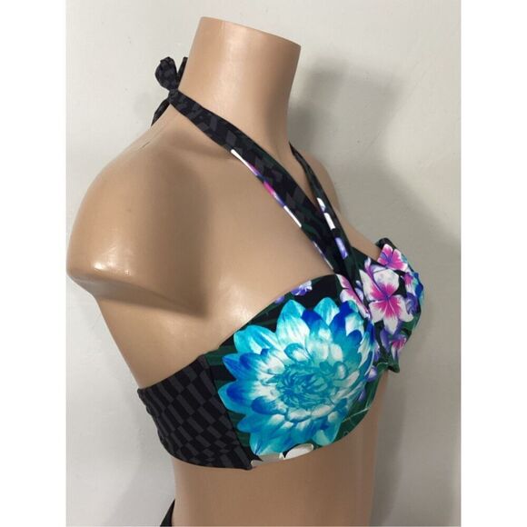 New. Coco Reef 5-way black bikini top. 36/38C - Picture 9 of 15